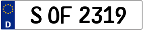 Truck License Plate